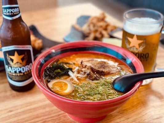 Spicy miso ramen