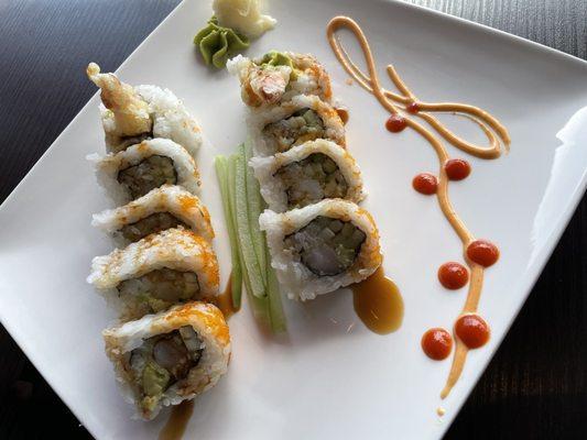 Shrimp Tempura - the batter for this tempura is amazingly light and crunchy it doesn't take away from the shrimp!