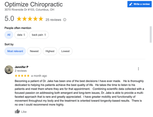 20+ 5 Star reviews. Discover the difference of Data-Driven Chiropractic.