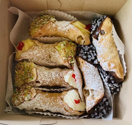 Box of cannolis