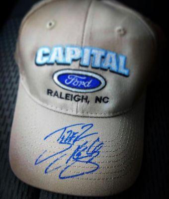 I like these guys because check out this hat signed by Tyler Hansbrough