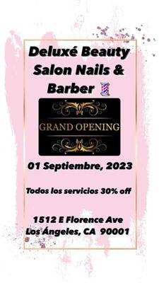 Apertura y promociones