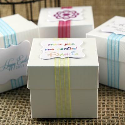 Little favor boxes