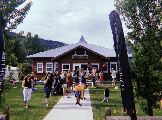 Nothing beats church during summertime in Jackson Hole