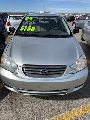 2004 Toyota Corolla. Gas Saver. Clean.