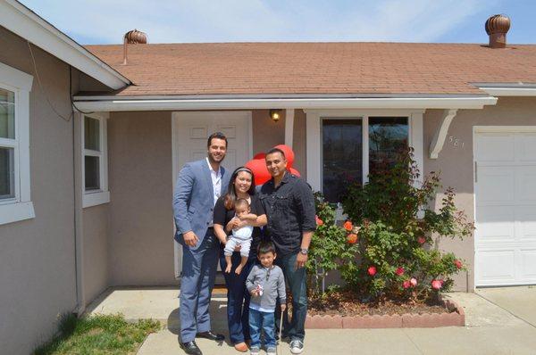 Santana Family Closed Escrow on their 2nd Property! Alexander Garcia, The Right Realtor Matters!