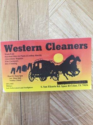 WESTERN CLEANERS