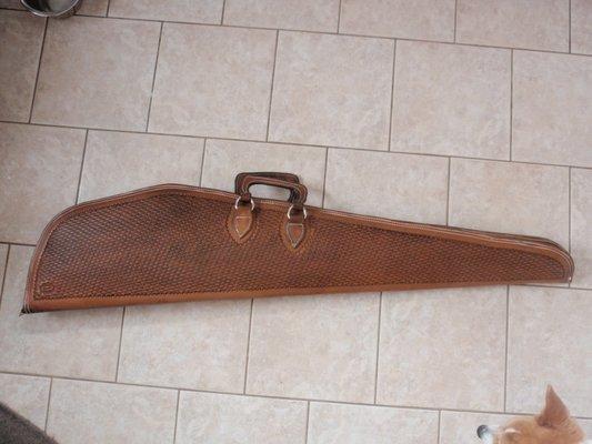 Custom created gun case.