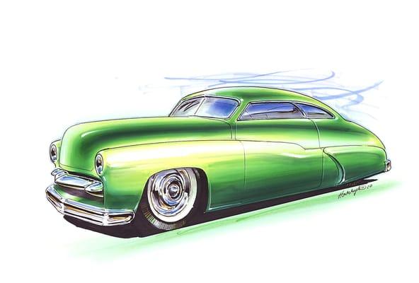 Concept car artwork by Harry's Auto signs