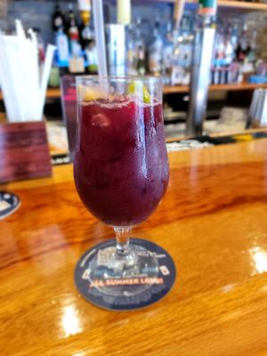 Red sangria. $4 - happy hour