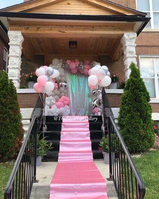 Front Porch Decor for Prom send off