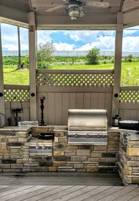 Our Magic Fire Outdoor Kitchen