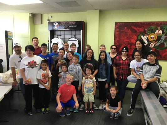 Pallen's Martial Arts  Community Service Serving the Homeless