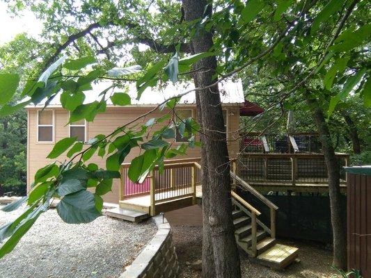 1-bedroom treetop bungalow.