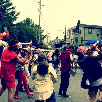 Marching band ninjas.