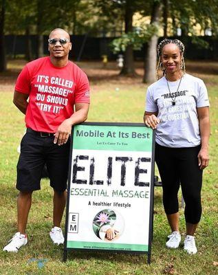 The Elite Essential Massage Owners.