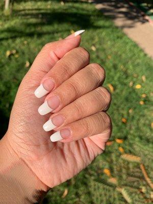 Acrylic Nails French Tip Manicure