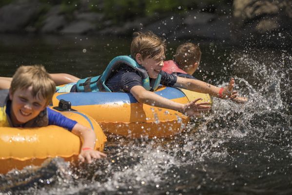 Make a splash cool off with a lazy river tubing adventure at Tubby Tubes, Lake Luzerne NY