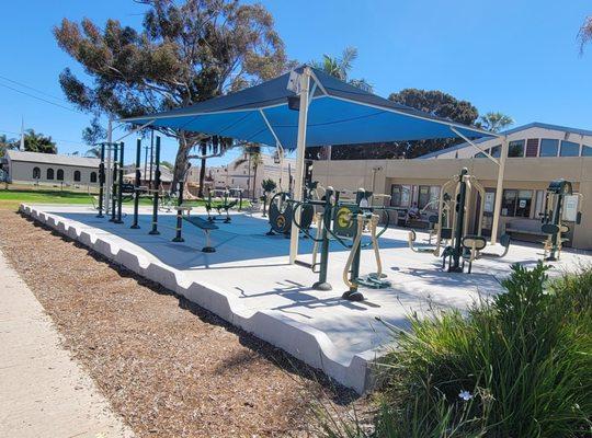 Outdoor Patio Fitness Gym