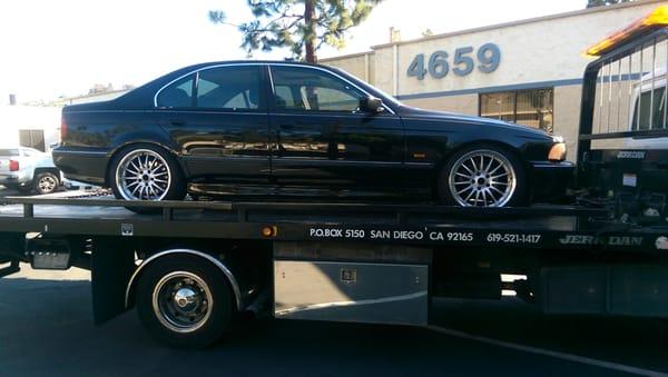 Towed my BMW within 30mins!