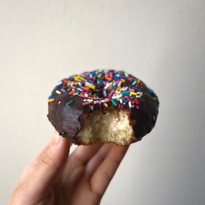 Gluten Free Chocolate Sprinkle Doughnut