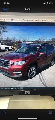 Suburu outback 2019