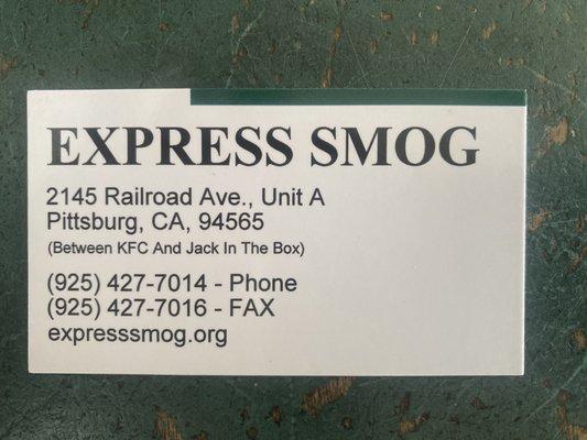 STAR CERTIFIED
smog test only shop