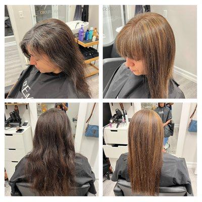 Highlights. Color. Cut & style.