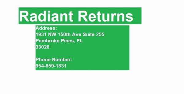 Radiant Returns LLC