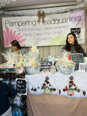 One of the many vendors @ Downtown Holiday Market