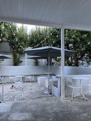 Outdoor seating area