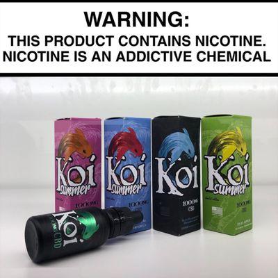 THEY ALSO SELL KOI 1000 MG TO ADD THE YOUR VAPE EXPERIENCE