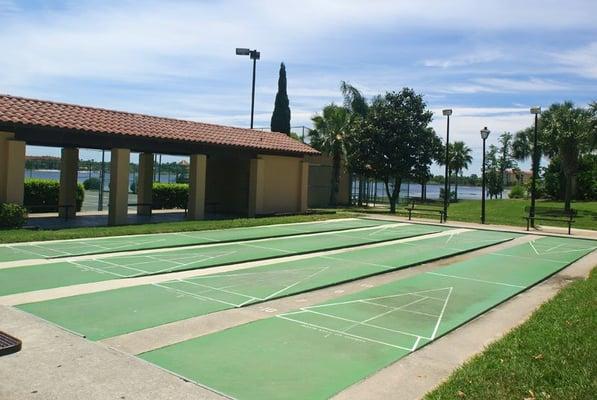 Floodlit Shuffleboard Courts