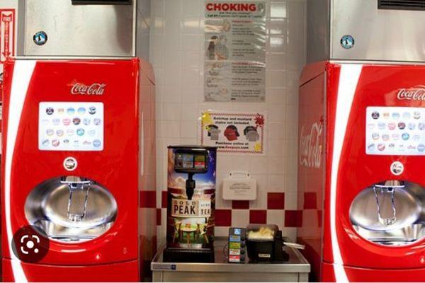 2 Commercial Freestyle Coca-Cola Machines installed