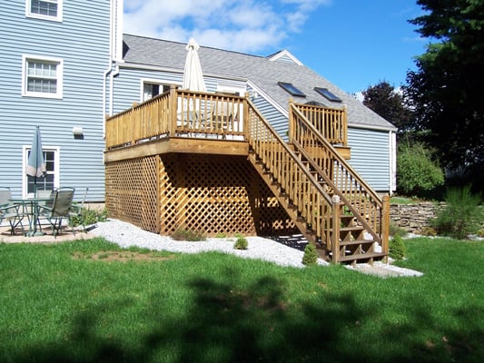 16x16 deck pressure treated