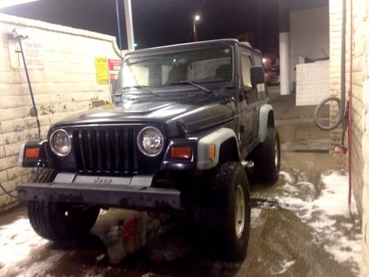 Washing my new toy!!  Soooooo stoked!!!