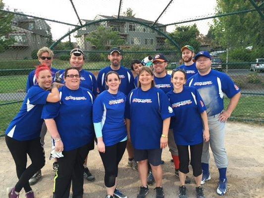 Our Kitsap County softball team! Go OE!