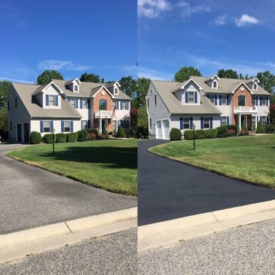 Residential Driveway Seal Coating