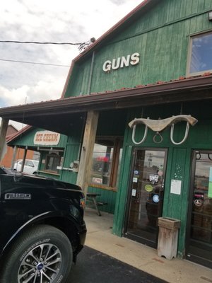 There aren't many places where you can get icecream and shop for firearms at the same time.