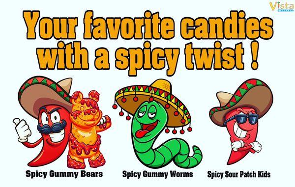 Gummy Bears-Your Favorite Candy with a Spicy Twist!