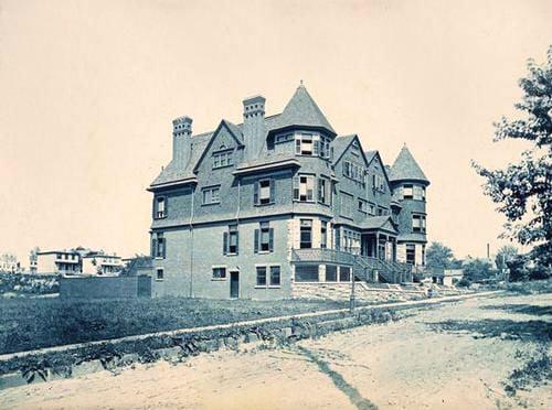 Old Harlem house on Riverside Drive...