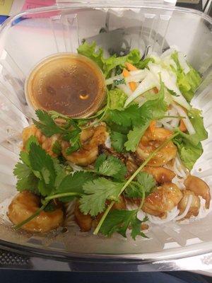 Saucy Shrimp Noodle Bowl 12/5/2019 12th & Peachtree Food Truck Thursdays Midtown Atlanta