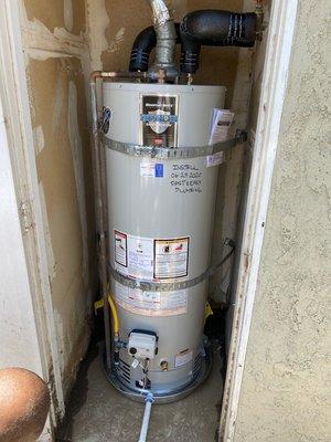 40 gallons water heater