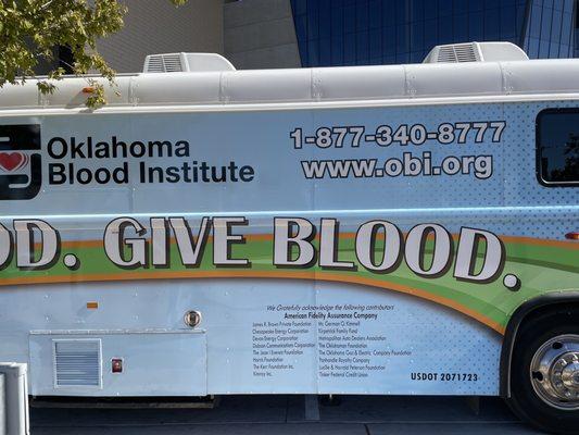 Mobile Oklahoma Blood Institute