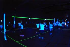 Black Light Volleyball