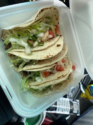 Steak tacos supreme