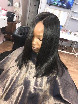 Closure sew in