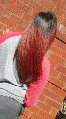 Custom Color with relaxer