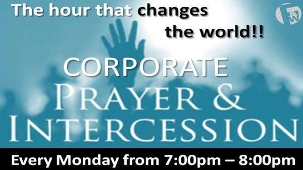 Prayer Night Every Monday Night From 7 PM - 8 PM