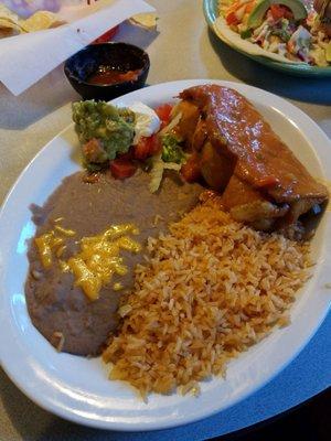 Chimichanga plate